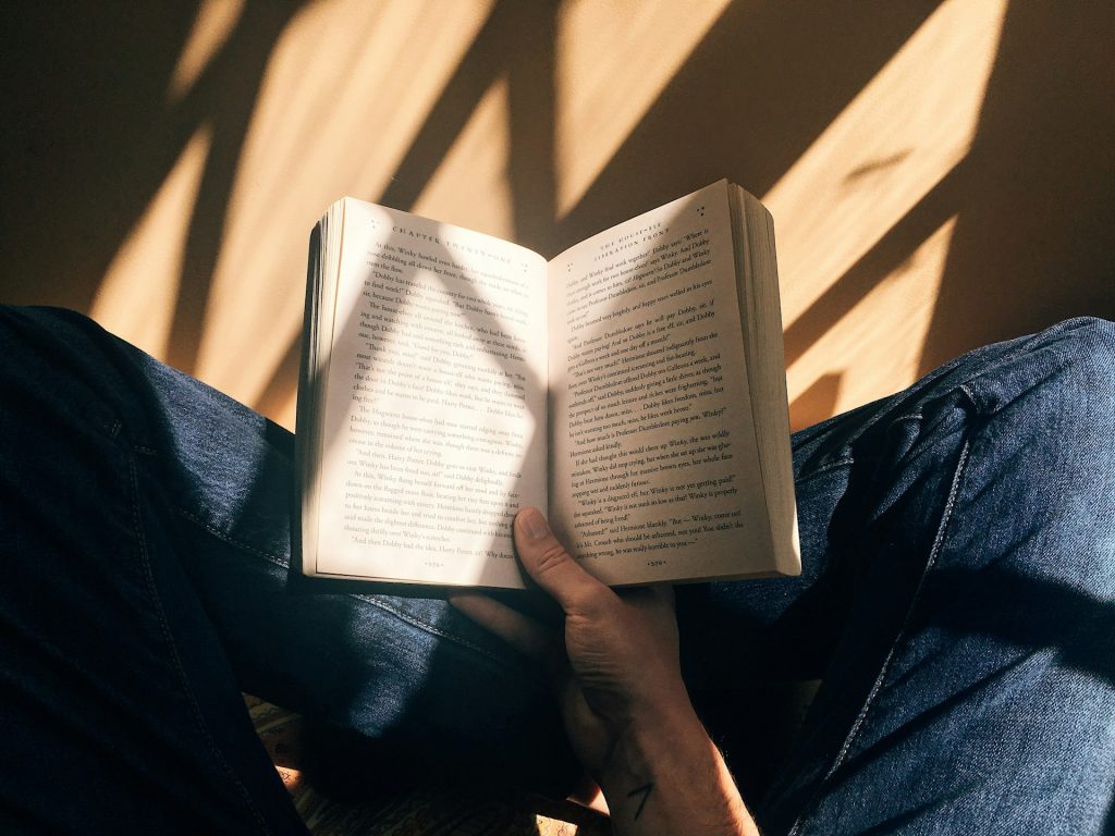 reading books